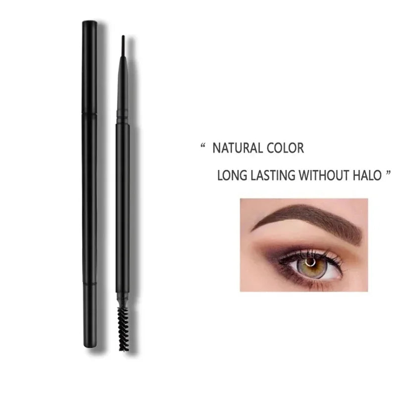 6-Color Waterproof Eyebrow Pencil Set - Ultra-Thin, Long-Lasting Makeup Tools