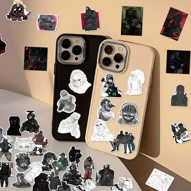 56pcs Cartoon Graffiti Stickers for Phone Laptop Guitar Suitcase Waterproof Kids Gift