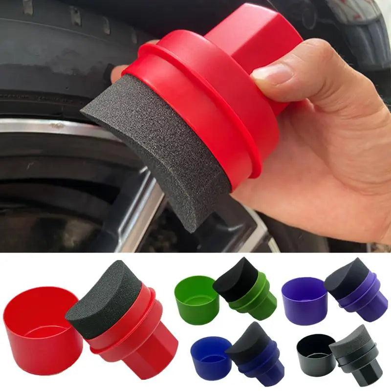 Flexible Tire Sponge Applicator Pad for Car Wheel Waxing and Polishing