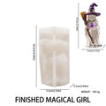 Halloween Witch Silicone Mold for Candle Making Resin Crafts Home Decor