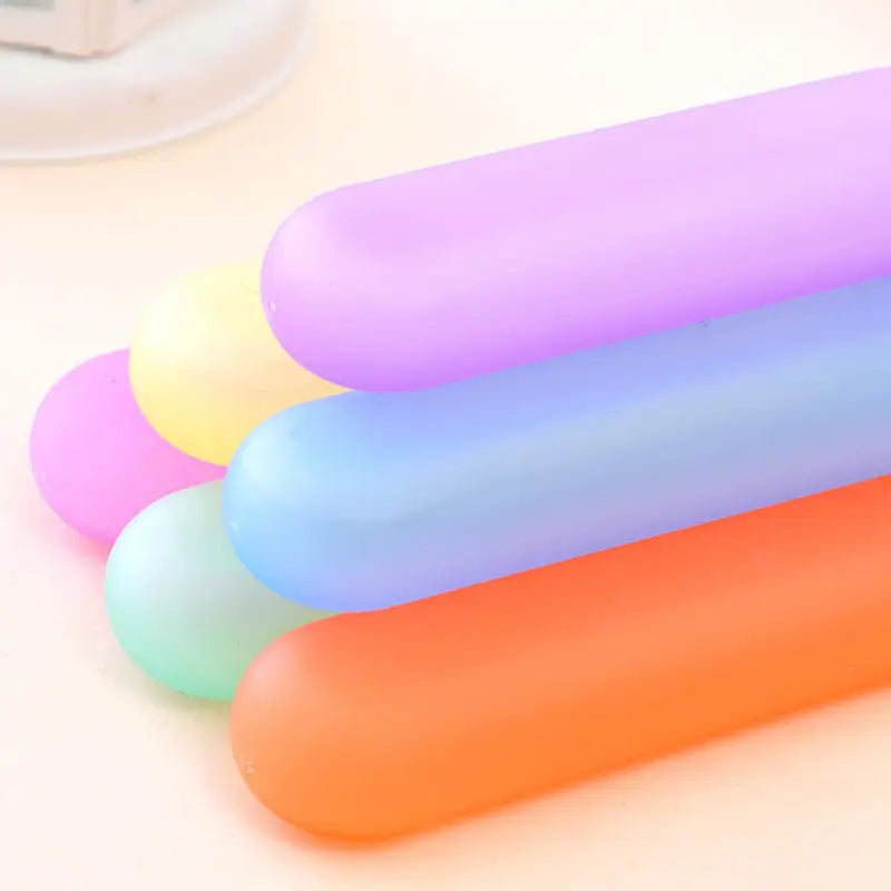 Travel Toothbrush Case Set with Dustproof Protective Cover - Portable Dental Storage
