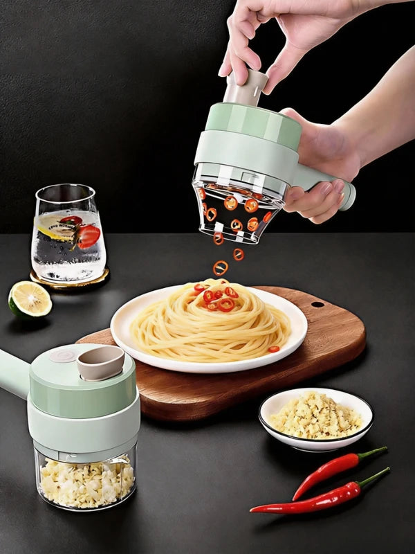 Electric Garlic Paste Maker with Gatling Shape Kitchen Food Processor