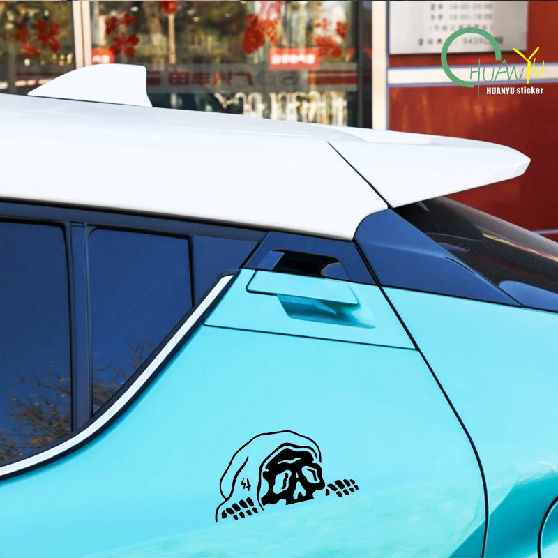 Halloween Skeleton Car Sticker Decals Windshield Window Vinyl Decor