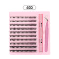 DIY False Eyelash Clusters Kit with Lash Bond, Seal & Applicator - Multiple Colors