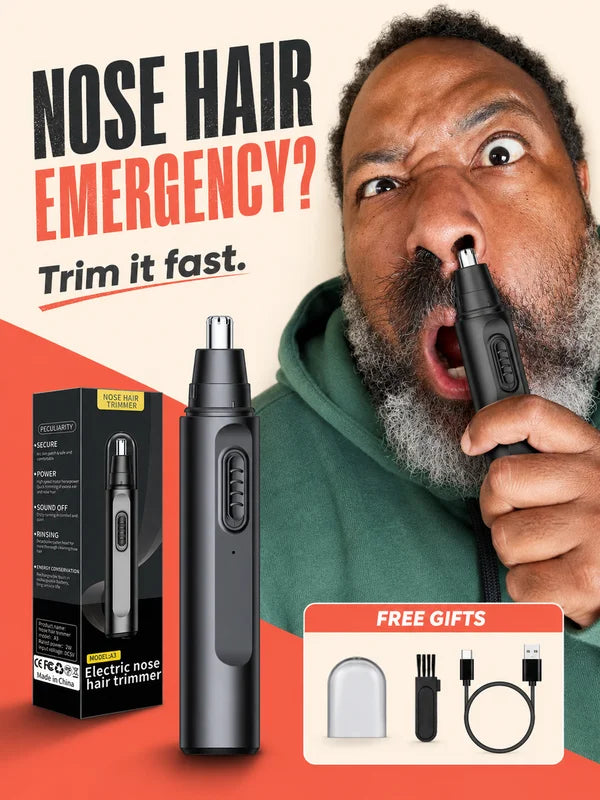 Rechargeable Electric Nose Hair & Ear Hair Trimmer - Spot Shaving & Grooming