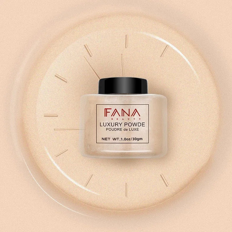 Luxury Face Powder for Women - Oil-Control Loose Foundation with Multiple Colors