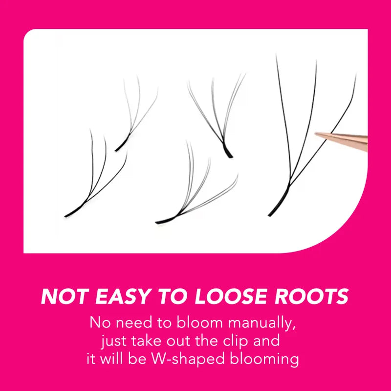 Premium W Shape False Eyelash Extensions for Volume & Natural Look