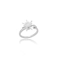 Stainless Steel Sun Pendant Spinner Fidget Ring Anti-Stress Jewelry for Women