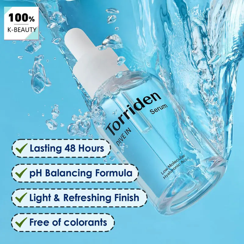 Hydrating Hyaluronic Acid Serum 50ml - Lightweight, Non-Sticky Korean Skincare