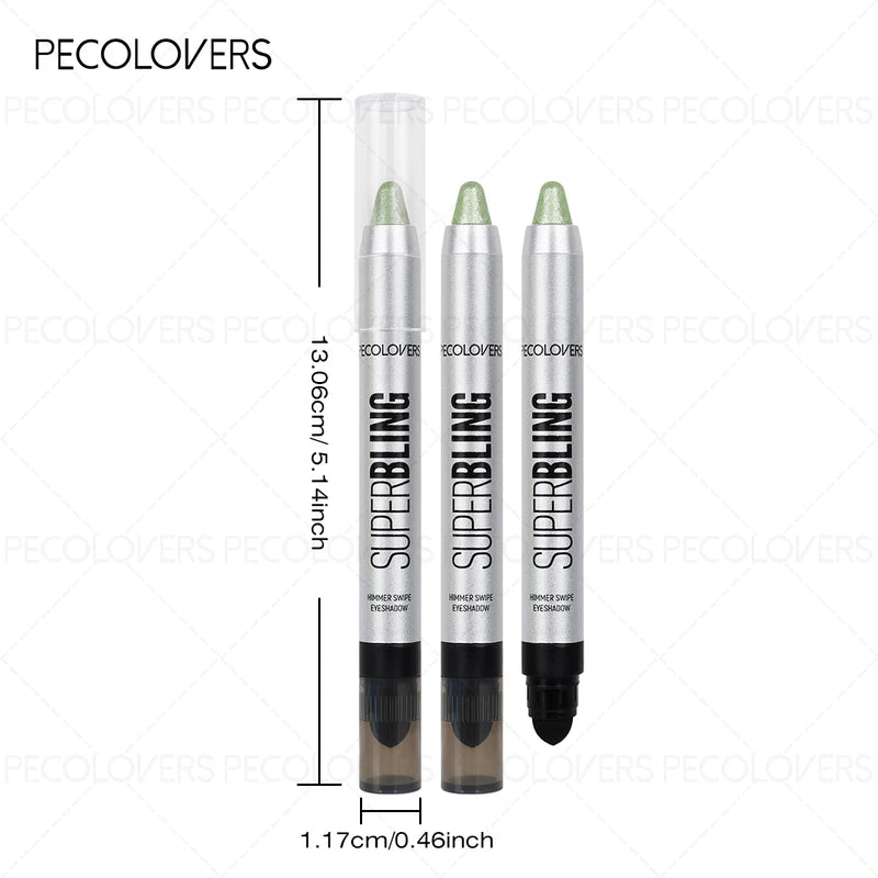 Double-Ended Eyeshadow & Highlighter Pencil - Long-lasting Waterproof Makeup Stick