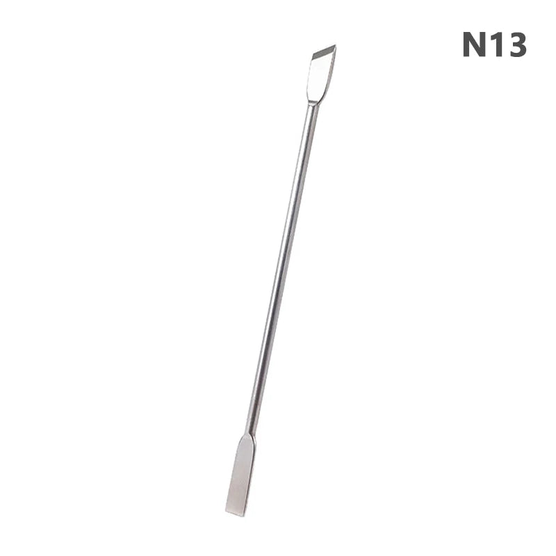 Stainless Steel Makeup Mixing Spatula Dual Heads