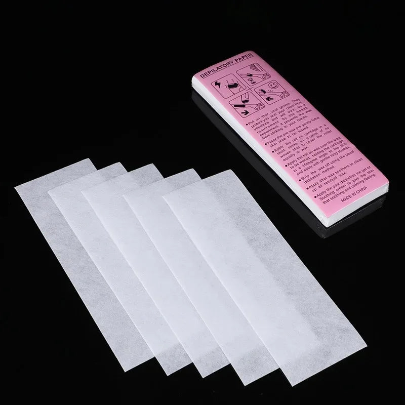 Women & Men Body Waxing Paper Strips for Hair Removal, 50/100pcs