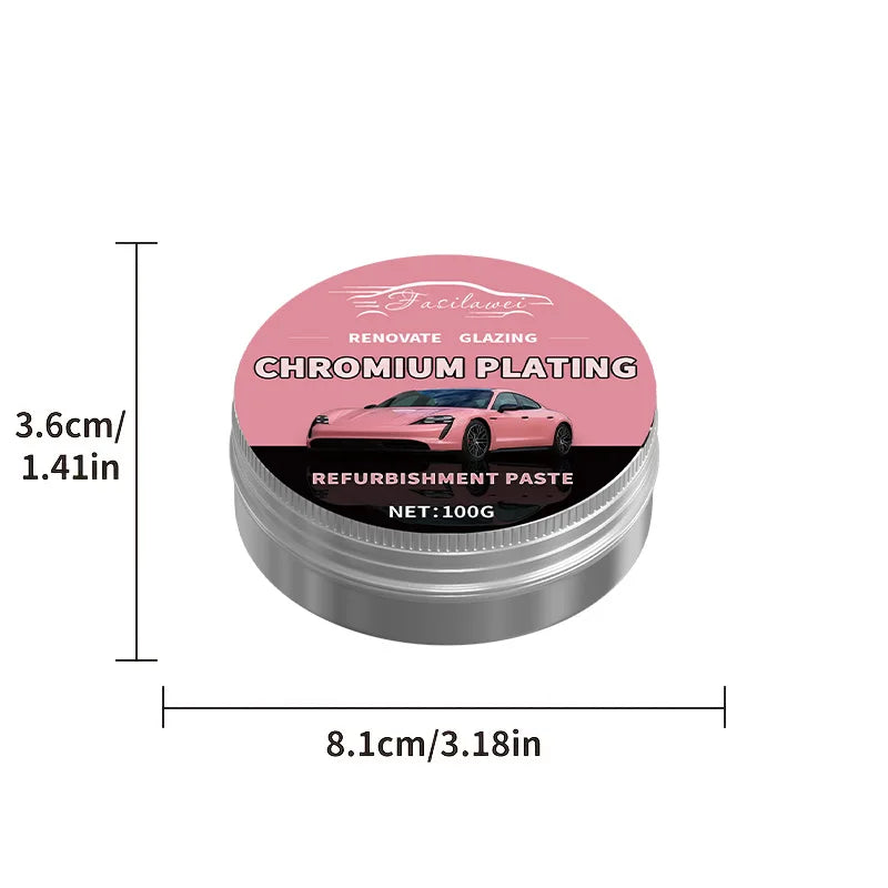 Car Wax Scratch Repair & Gloss Enhancer - Aluminum-Based Brightness Restorer