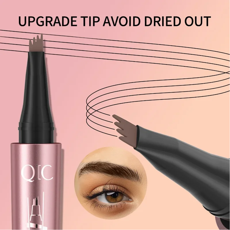 Waterproof Long Lasting Eyebrow Pencil - Natural, Sweat-Proof Makeup for Brows