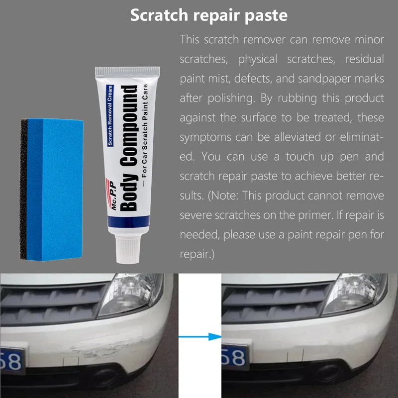 Automotive Paint Touch Up Pen Kit for Car Scratch Repair - 12ml