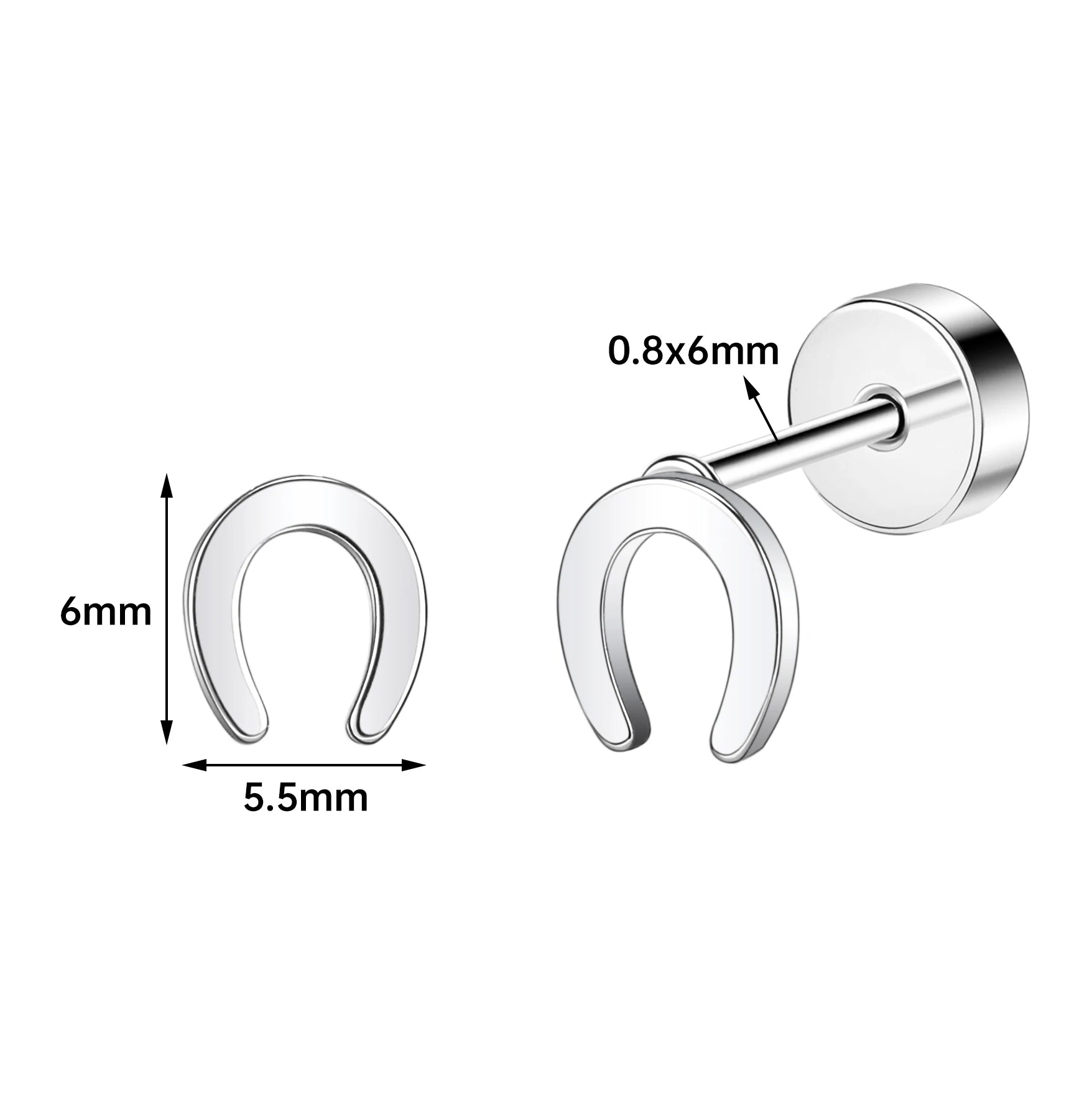 Gold Plated Star Heart Stud Earrings for Women Girls Jewelry Gift