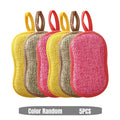 Multi-Purpose Cleaning Sponge Set - Heavy-Duty Dish & Surface Scrub, Washable & Chemical-Free