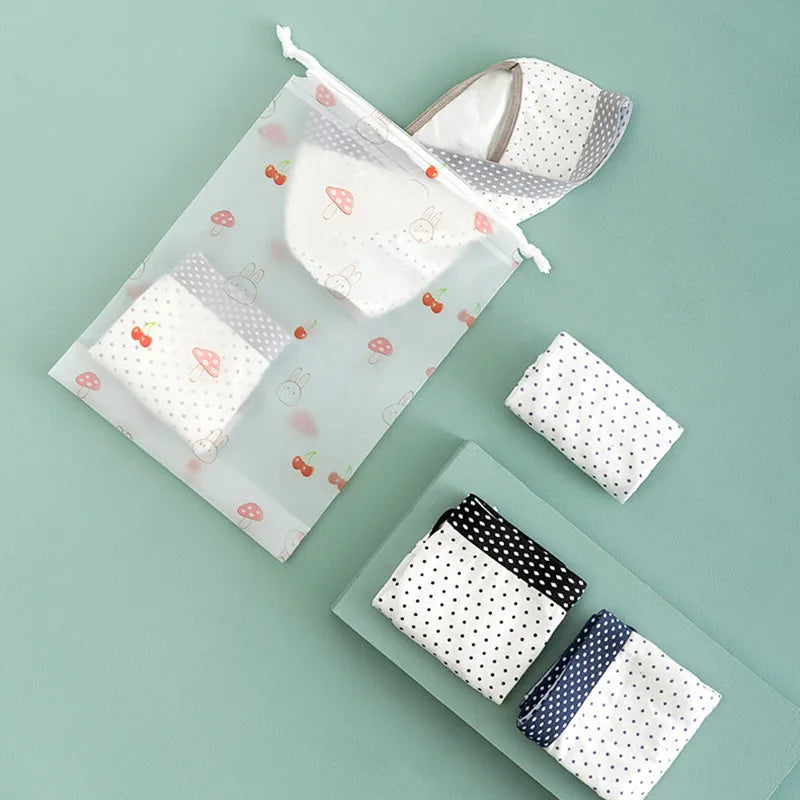 Reusable Plastic Travel Storage Bags for Clothes Shoes Waterproof Organizer