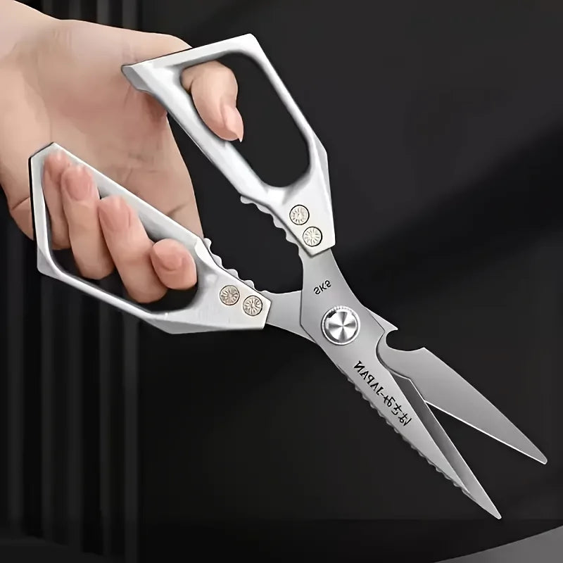 Stainless Steel Kitchen Shears for Meat Fish & Poultry - Lightweight & Durable