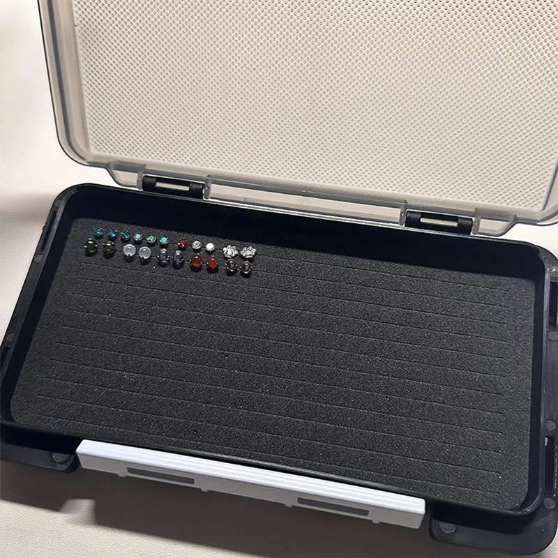 Large Capacity Jewelry Storage Box - Portable Earring & Jewelry Organizer