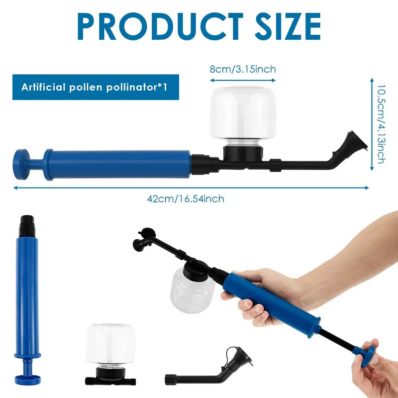 Garden Powder Duster Spray Bottle — Handheld Pest & Pollination Tool 250ml