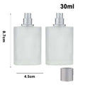 Refillable Frosted Glass Spray Bottle 30ML/50ML for Perfume & Fragrances