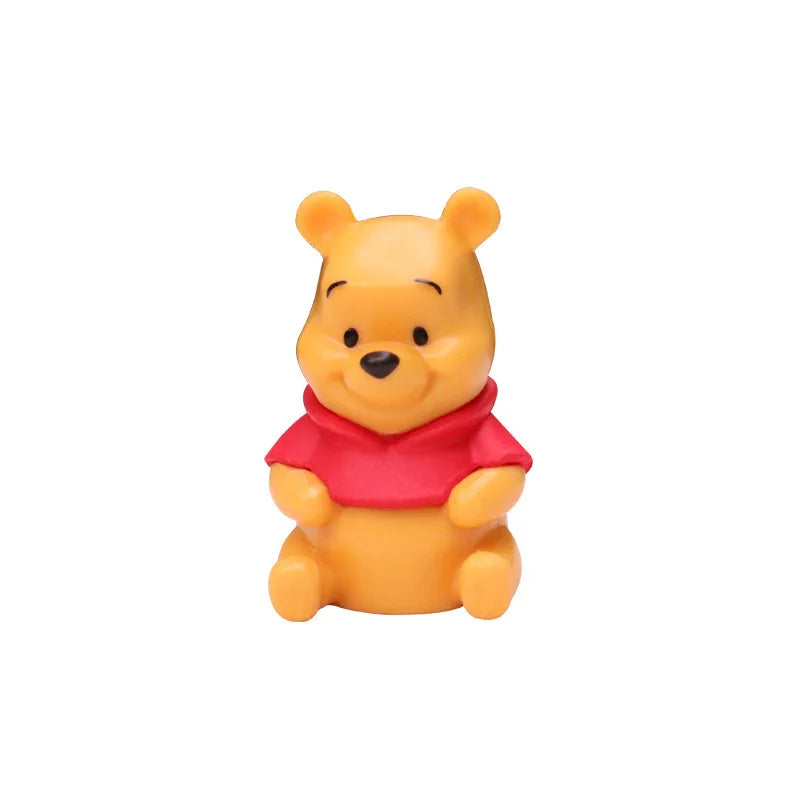 10pcs Cartoon Winnie The Pooh Action Figures Set Toys for Kids - Plush Doll Gift