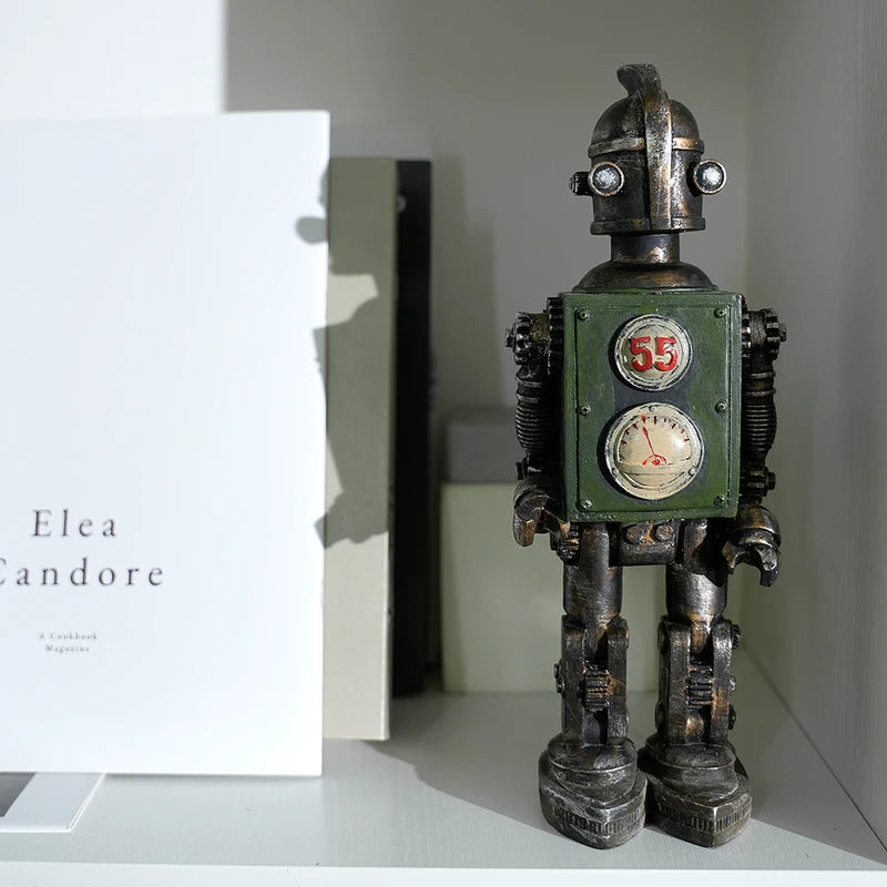 Retro Robot Model Ornaments for Home Decor - Living Room & TV Cabinet Decor