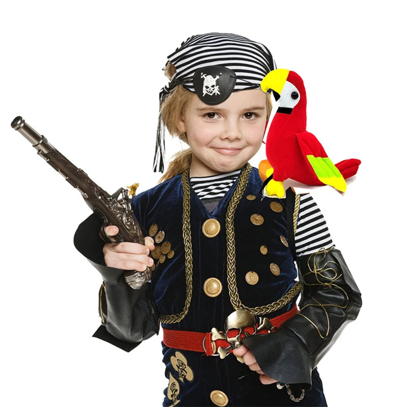 Children's Halloween Pirate Eye Mask & Headscarf Set - Role Play Costume Props