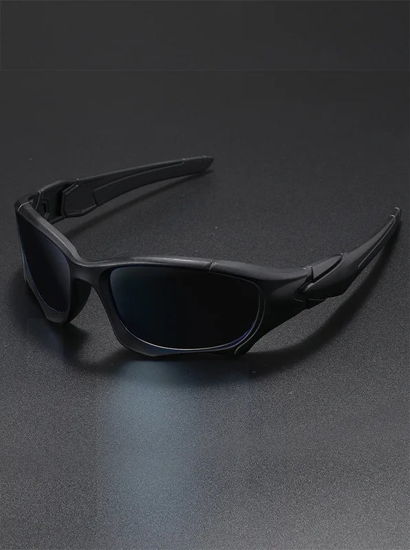 Outdoor Sports Polarized Sunglasses Men & Women Curve Frame Sun Glasses Stress-Resistant Lenses