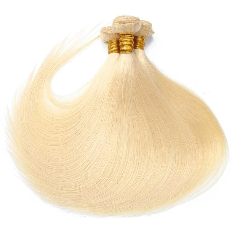 Hair Extensions 613 Honey Blonde Bone Straight Virgin Brazilian Human Hair Bundles
