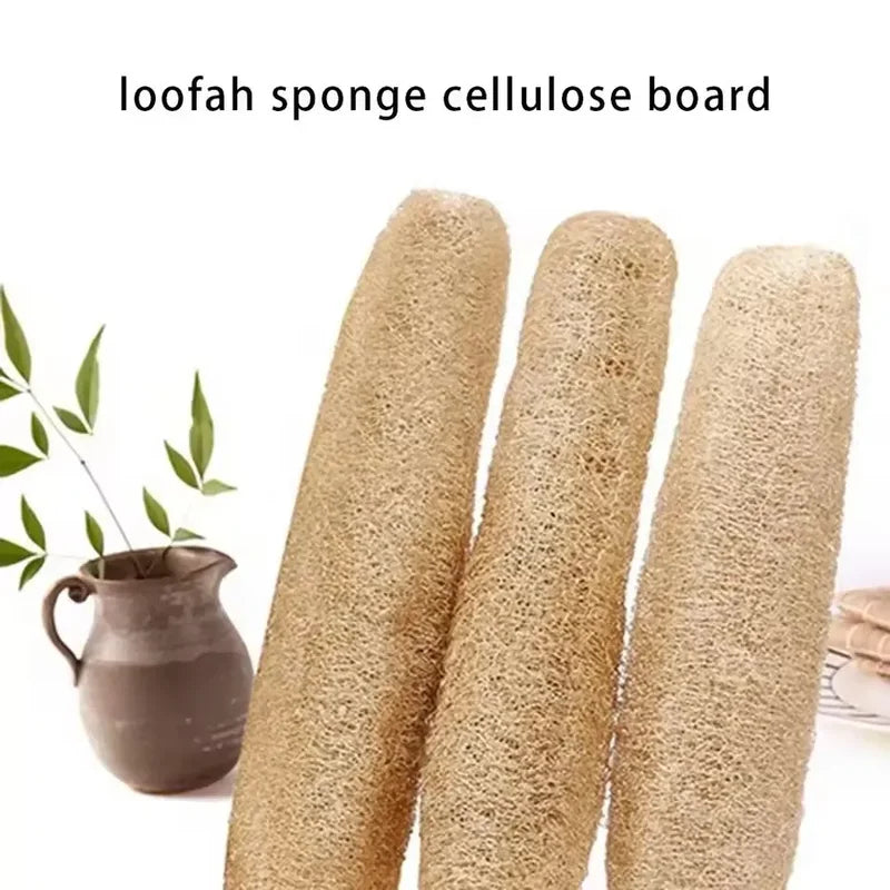 Natural Loofah Exfoliating Body Sponge with Rope for Skin Care Spa Shower