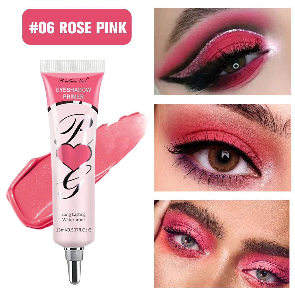 Waterproof Matte Eye Shadow Primer for Oily Eyelids - Long-Lasting Base