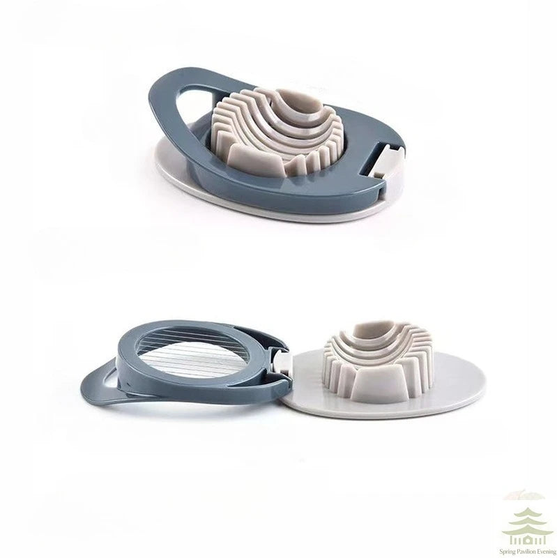 Stainless Steel Egg Slicer - Multi-purpose Creative Egg Cutter & Divider