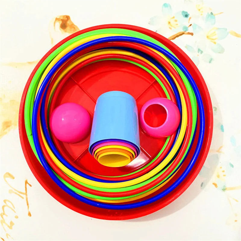 Children Throw Circle Game Stacking Toys Indoor Outdoor Parent-Child Fun