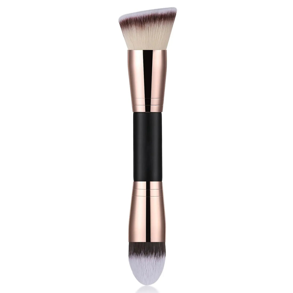 Double Ended Makeup Brush for Face and Concealer - Blending and Powder
