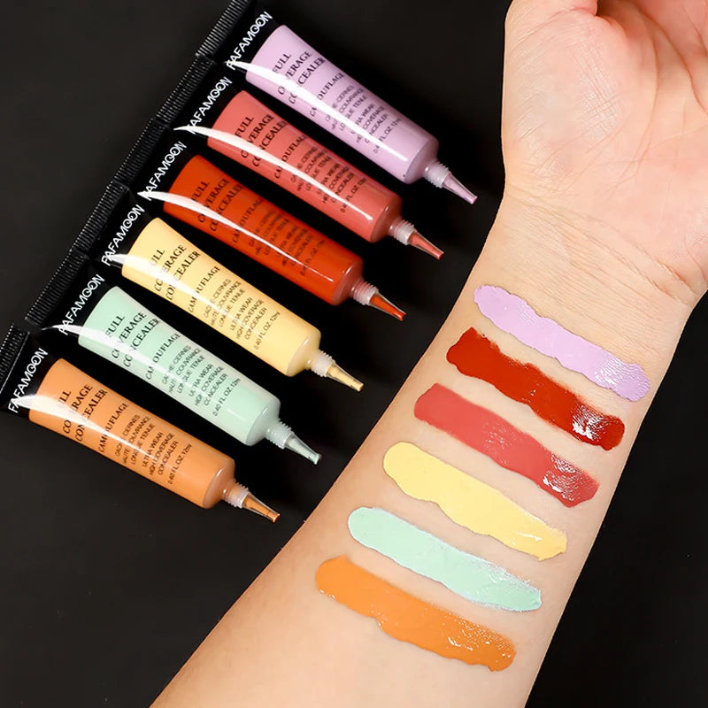 Full Coverage Waterproof Liquid Concealer with Oil Control for Face & Contouring