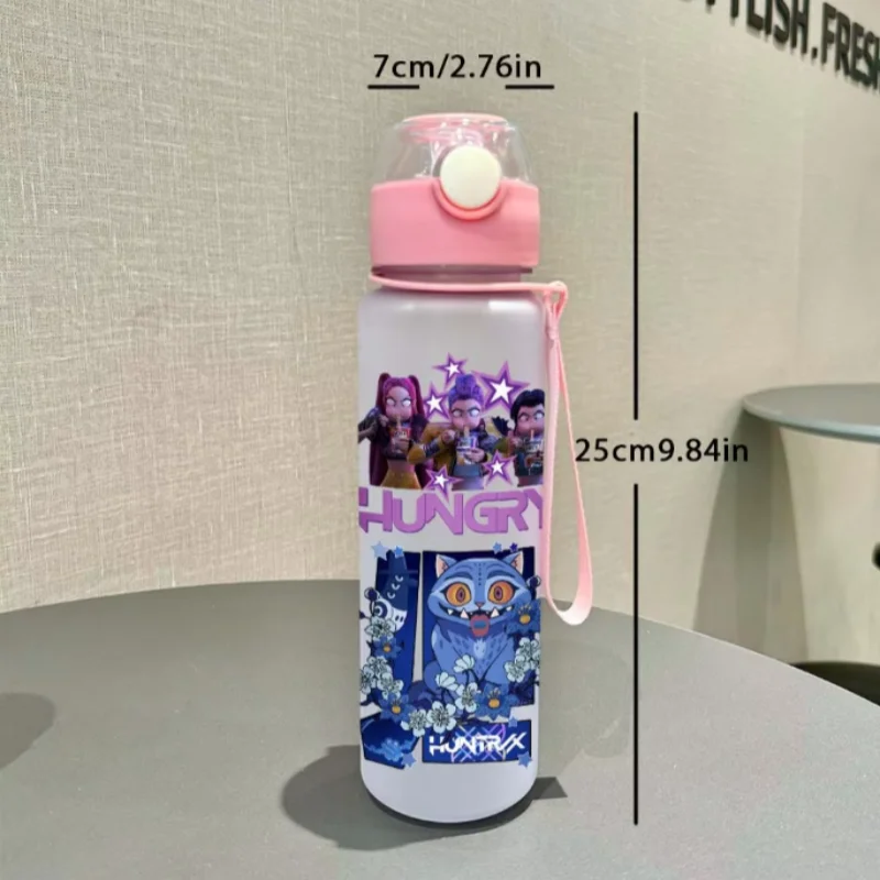 3D Cartoon Water Bottle 700ML Portable Sports Water Bottle for Kids & Girls