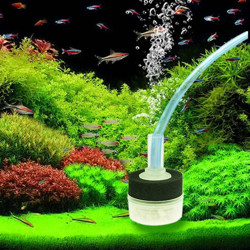 Aquarium Sponge Filter Fish Tank Air Pump for Freshwater & Shrimp