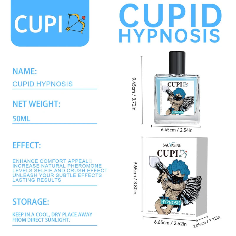Cupid Hypnosis 2.0 Pheromone Cologne for Men 50ml - Romantic Fragrance