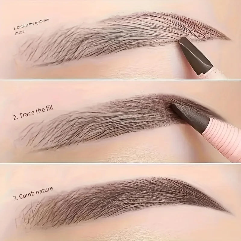 Eyebrow Pencil - Natural Color, Sweat & Smudge Proof, Easy Application