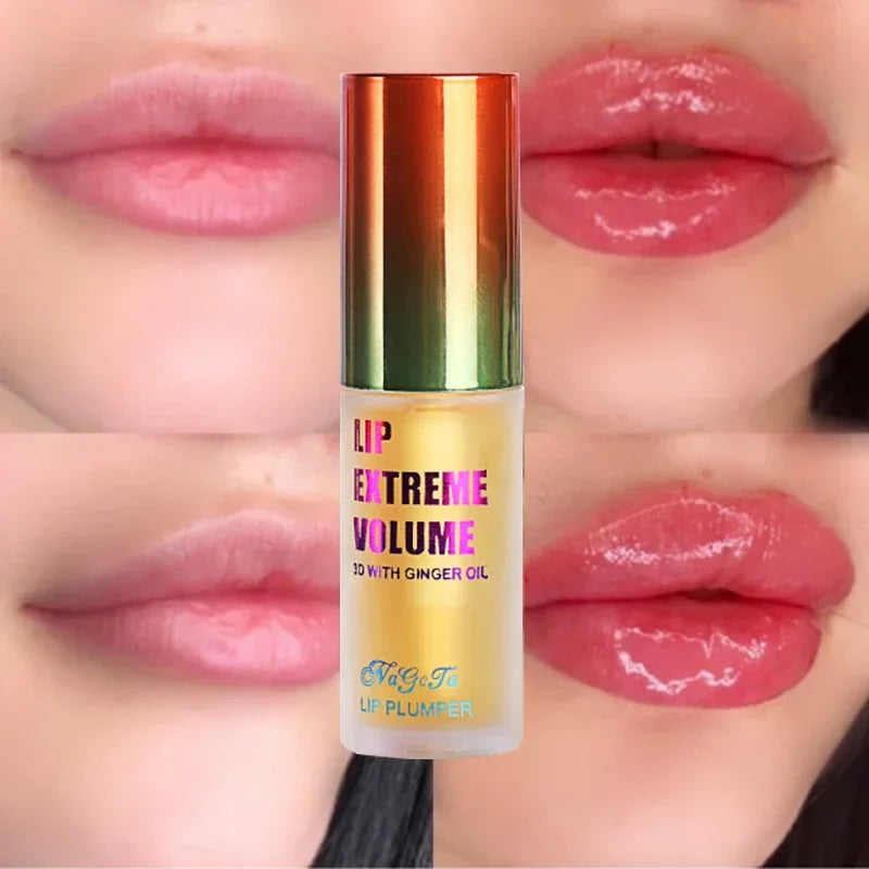 Lip Plumper Oil Serum for Hydrated, Voluminous Lips - Long-Lasting & Repairing
