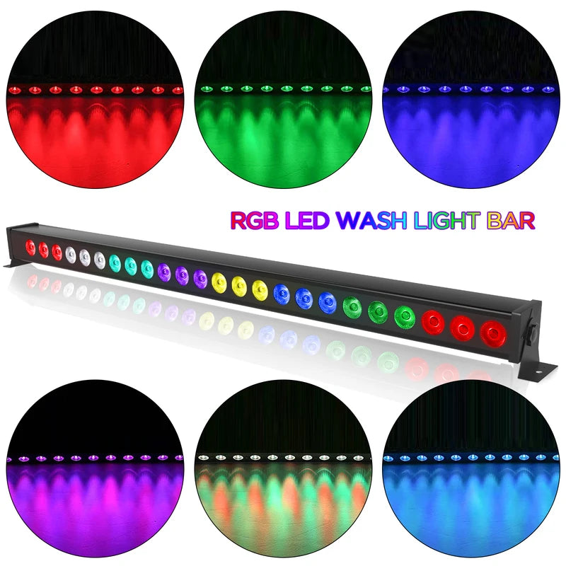 LED Wall Washer Light Bar 60W RGB Stage Lighting for Concert Wedding Party