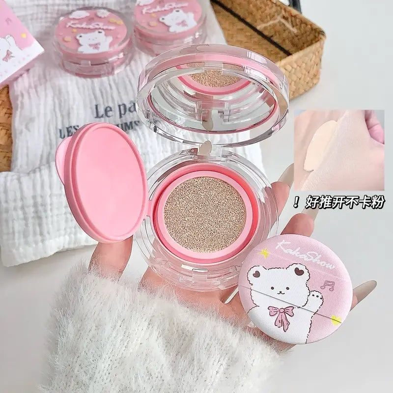Air Cushion Base Makeup Concealer with Moisturizing and Oil Control - Light, Whitening, Long-Lasting