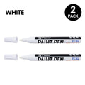 Oil Based Permanent Paint Markers for Metal, Wood, Glass, Fabric, Plastic, Tire - Waterproof & Vibrant Colors