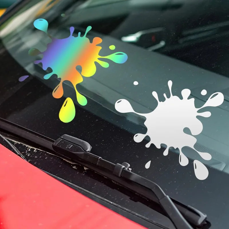 Reflective Car Water Drop Sticker Decals for Vehicle Body Bumper Window Decoration