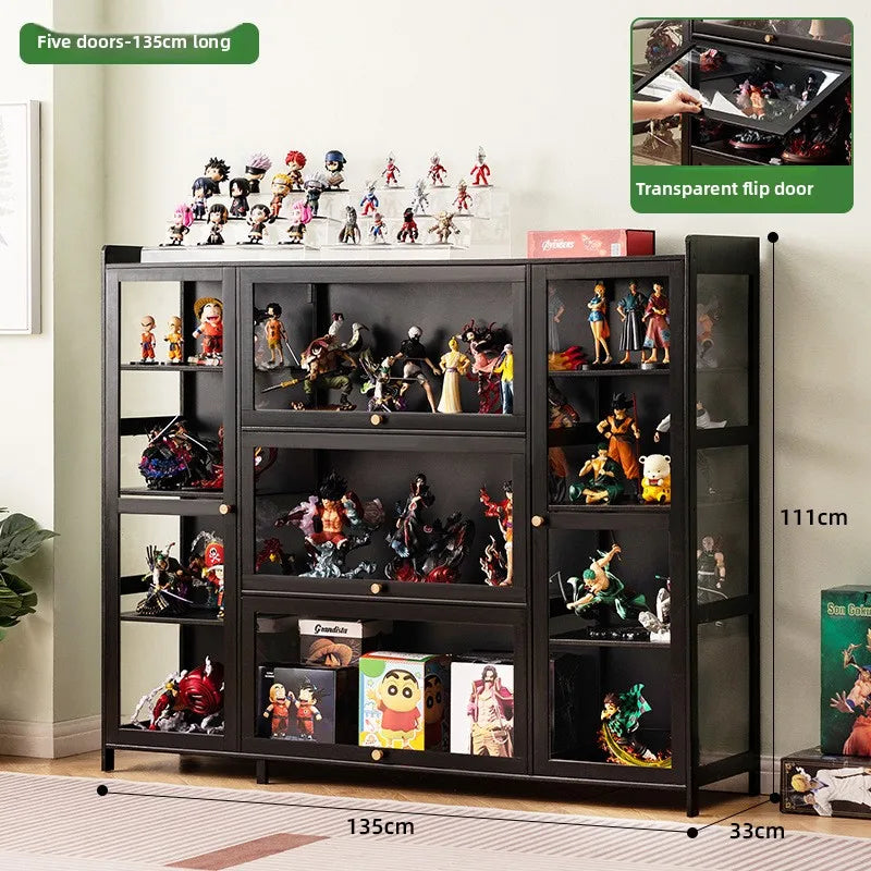 Acrylic Display Cabinet for LEGO Figures Toy Model Showcase Non-Glass Stand Multiple Colors