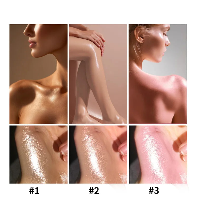 Hydrating Glow Body Oil with Shimmer and Tropical Scent - 100ml