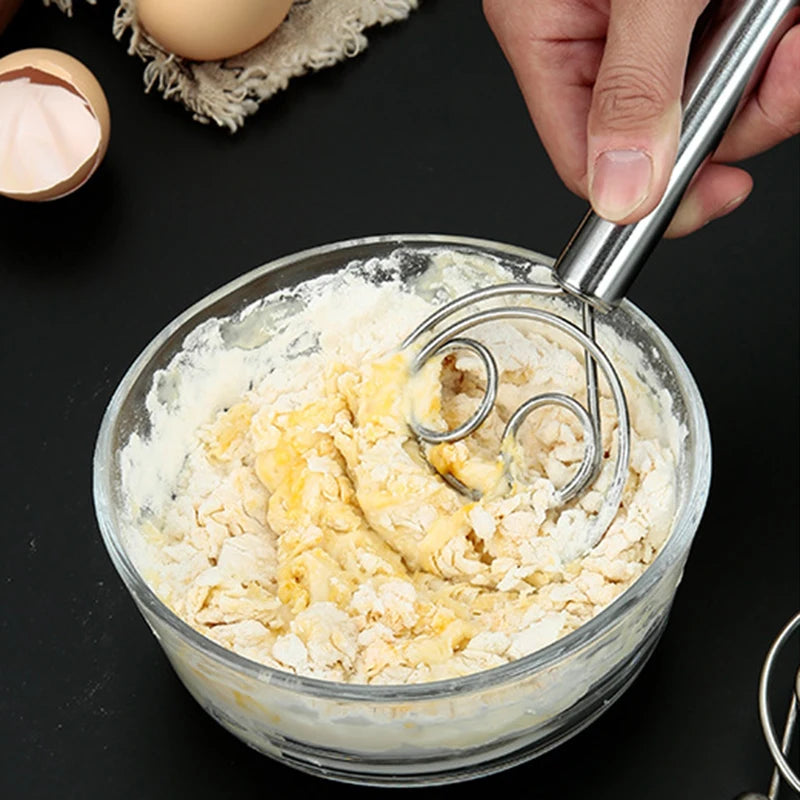 Stainless Steel Dough Mixer for Bread and Pastry Baking - Kitchen Utensil