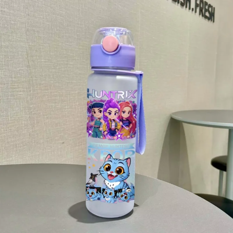 3D Cartoon Water Bottle 700ML Portable Sports Water Bottle for Kids & Girls